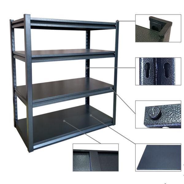 4 Tier Heavy Duty Boltless Metal Shelving Details