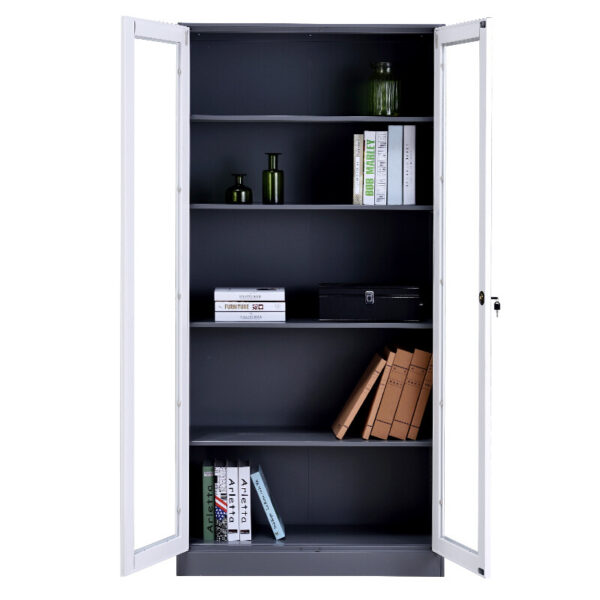 Glass Door Storage Cabinet 1